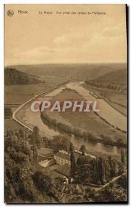 Old Postcard Holly Meuse View Taking Ruins Pollvache