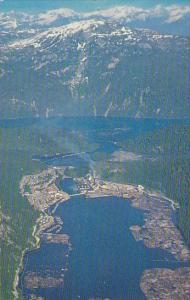 Canada British Columbia Aerial View Ocean Falls