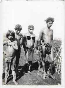 VINTAGE ASIA PHOTO NADAL SAIGON FAMILY MOÏS WOMAN BARE BREASTS ETHNIC NUDE 1930