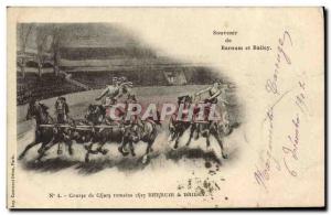 Old Postcard Circus Barnum & Bailey Roman chariot race