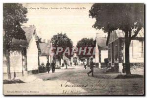 Old Postcard Army Camp Chalons Interieur I Normal School Shooting