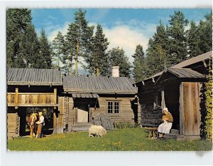 Postcard Pastoral Life Dalarna Sweden