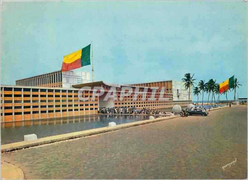  Moderner Postkarten-Cotonou-Gaumen des Vorsitzes der Republik von Dahomey-Front
