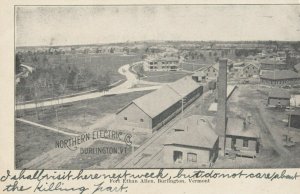 BURLINGTON, Vermont, 1901-07; Northern Electric Company