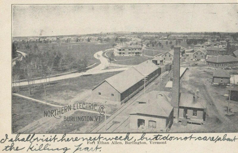 BURLINGTON, Vermont, 1901-07; Northern Electric Company