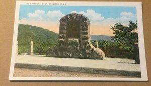 VINTAGE .01 POSTCARD UNUSED MCCULLOCH'S LEAP WHEELING W.VA.