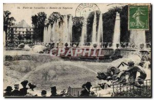 Postcard Old Park of Versailles Bassin de Neptune