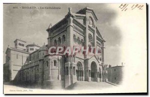 Old Postcard Monaco La Cathedrale