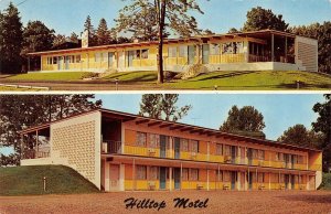 Albany, NY New York    HILLTOP MOTEL  Roadside  ca1950's Vintage Chrome Postcard