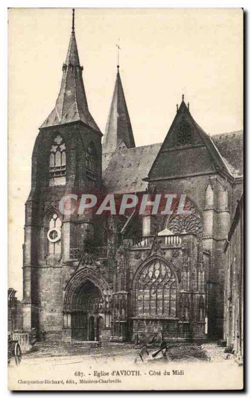 Postcard Ancient Church of avioth Cote du Midi