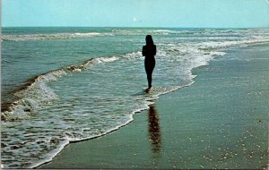 As I Stroll Lonely lovely Beaches... Outer Banks of North Carolina Postcard