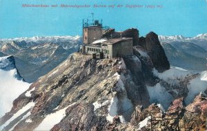 Mountaineering Germany Munchnerhaus meteo station Zugspitze