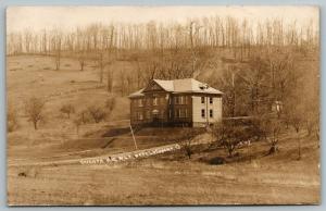 West Lafayette Ohio~WLC Methodist College~Orchard Hall~Picnic Today~1908 RPPC 