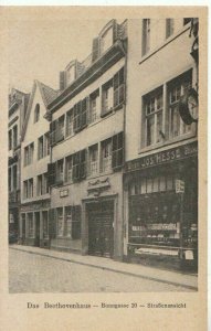 Germany Postcard - Das Beethovenhaus - Bonngasse 20 - Strassenansicht Ref TZ7733