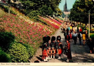 Scotland Edinburgh Princes Street Gardens 1981