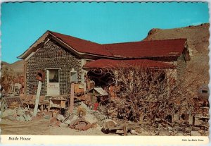 c1970s Rhyolite, NV Bottle House Pioneer Museum Beer c1905 Settler 4x6 PC M14