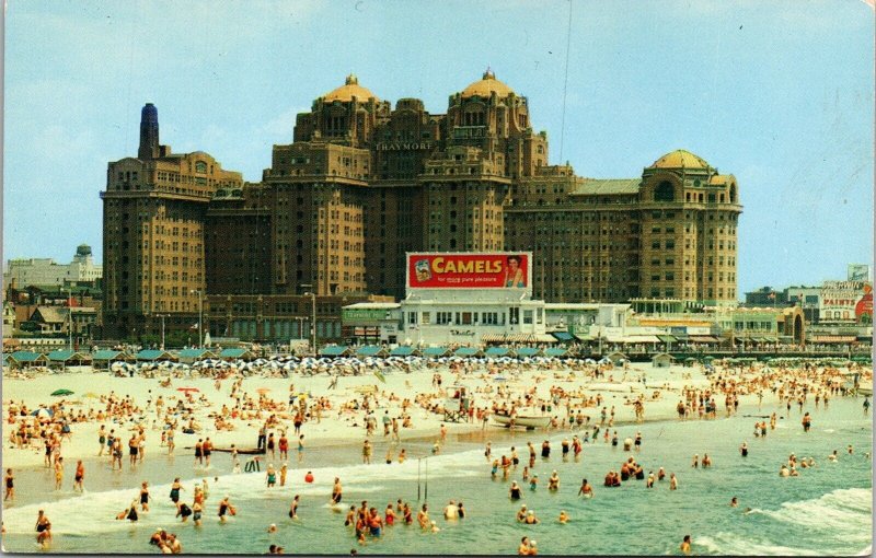 Atlantic City New Jersey NJ Beach Postcard VTG UNP Vintage Unused Chrome  