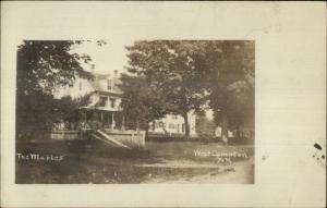 West Campton NH The Maples c1905 Real Photo Postcard