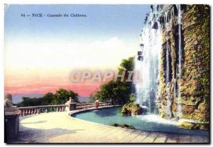 Postcard Old Nice Cascade Du Chateau