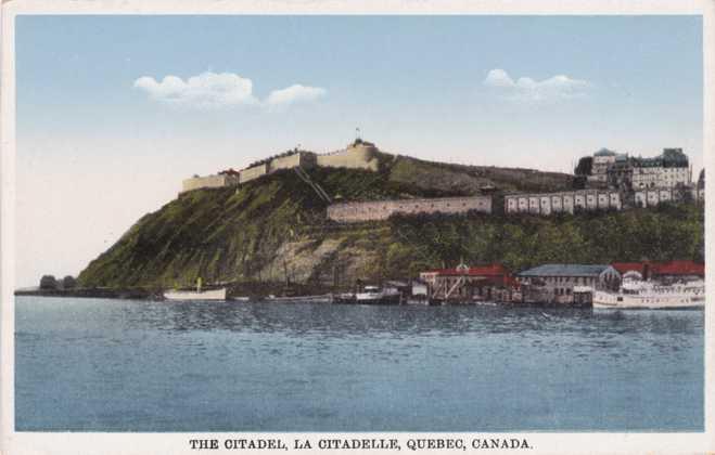 The Citadel La Citadelle on Saint Lawrence River Quebec City QC Quebec Canada WB