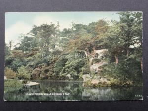 Radnorshire: Llandrindod Wells LOVER'S LEAP - Old Postcard by E.T.W.D.