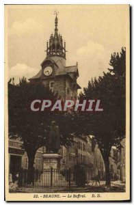 Old Postcard Beaune Belfry