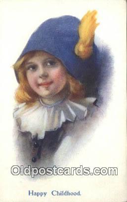 Artist C.W. Barber Signed Artist Unused 