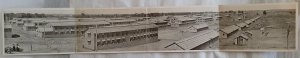 Postcard IL Rockford Army - Camp Grant - 4 fold 22-inch Infantry Barracks