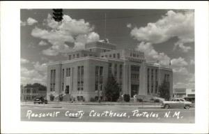 Portales NM County Court House Real Photo Postcard #1