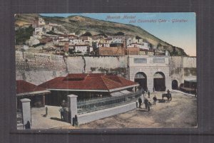 GIBRALTAR, MOORISH MARKET & CASEMATES GATE, c1910 ppc., unused.