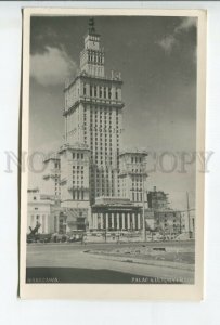 460316 Poland Warsaw Palace of Culture and Science Old photo postcard