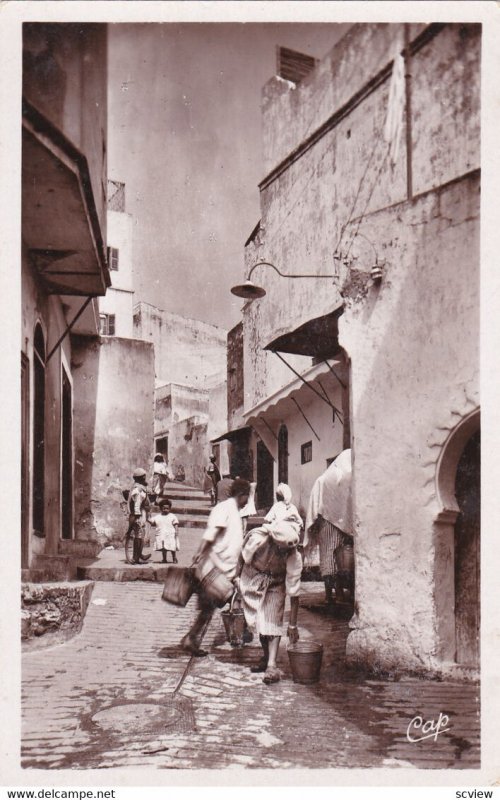 RP: TANGER, Morocco, 1920-30s; Une Rue de la Casbah