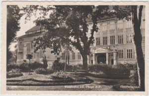 Vintage Postcard RPPC Austria Waidhofen Thaya Oberrealschule 1940