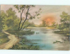 Divided-Back GREAT SCENE Scarce Foreign Postcard AA6680