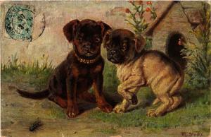 CPA Pug DOGS (727305)