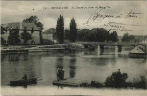 CPA Besancon Le Doubs au Pont de Bregille FRANCE (1099109)