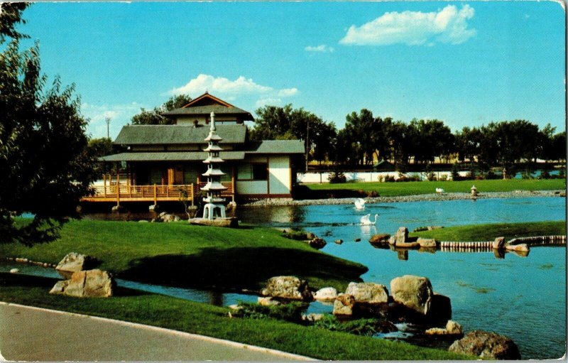 Lethbridge Alberta Canada Japanese Garden Society Centennial General Postcard 