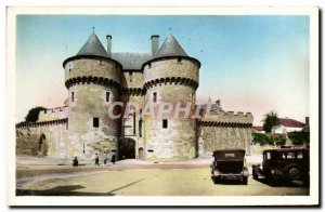 Old Postcard Guerande La Porte Saint Michel