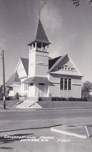Wisconsin Hayward Congregational Church Real Photo