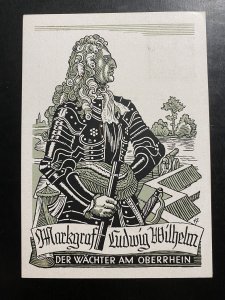 Mint Germany Patriotic Propaganda Postcard Ludwig Wilhelm war congress