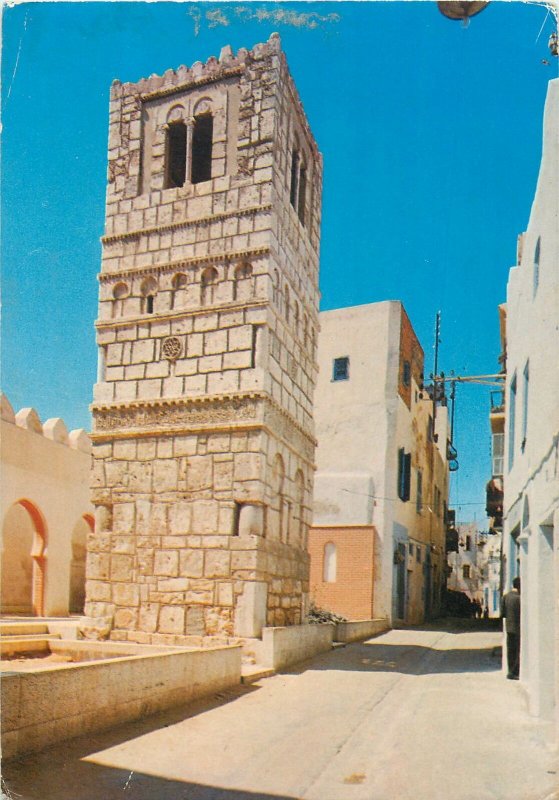 Tunisia Postcard Sfax street image