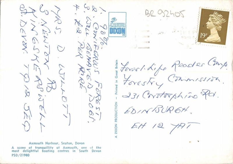 BR92405 axmouth harbour seaton devon ship bateaux   uk