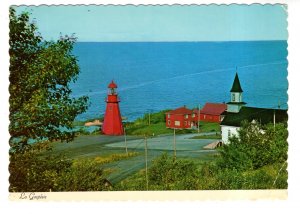 Lighthouse, Gaspe Peninsula, Quebec, Used 1975