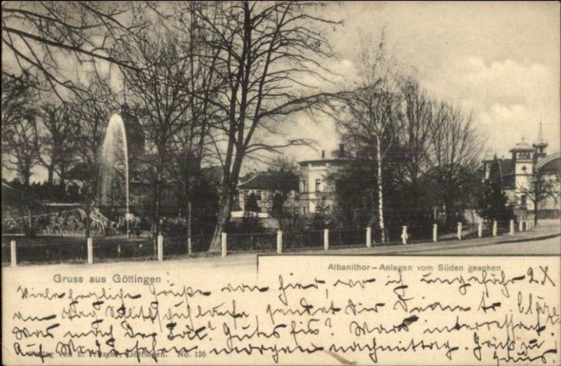 Gruss Aus Gottingen Germany c1904 Used Postcard