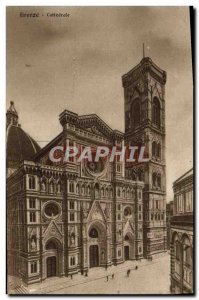 Old Postcard Florence Cathedral