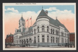 Massachusetts WORCESTER Post Office was opened in 1897 cost $4000,000 ~ WB