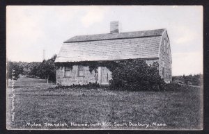 South Duxbury MA - Myles Standish House - Rotograph - UB