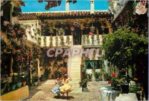 Modern Postcard Espana Patio Tipico Andeluz
