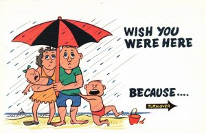 Postcard Comic Misery Loves Company