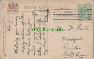 Genealogy Postcard - Hall - Woodgate, Quinton, Nr Birmingham  RF8009